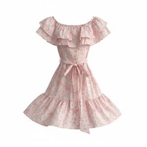 NWT Liza Marie Fernandez for Target Pink Floral Dress size small